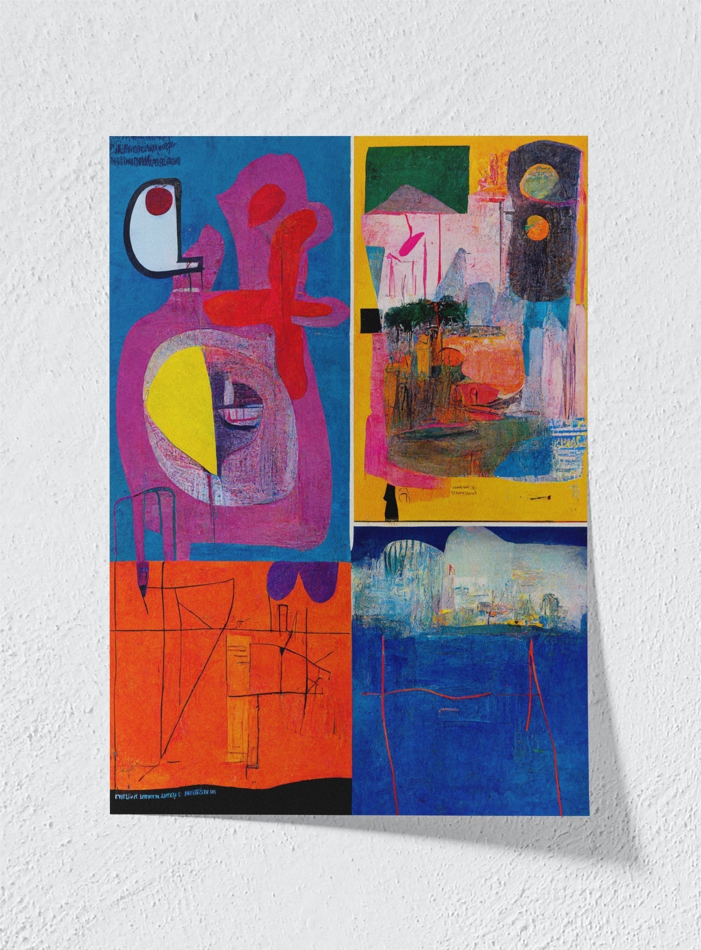 Why Abstract Art Speaks Louder in a Minimalist Home