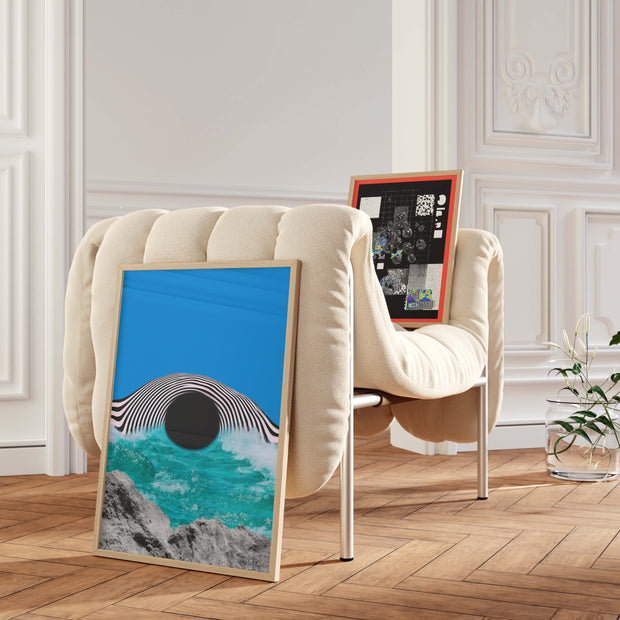 HUEDRA artwork in a collector home