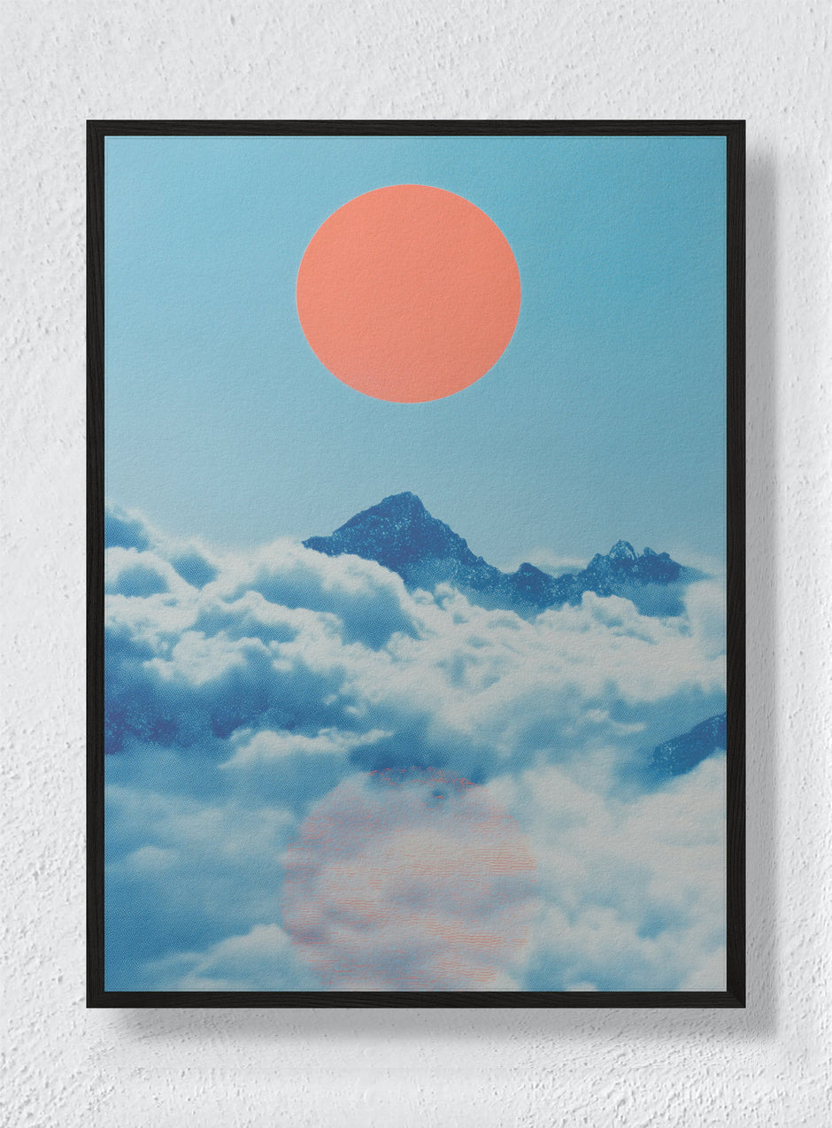 THE FLOATING ICON - Black Frame