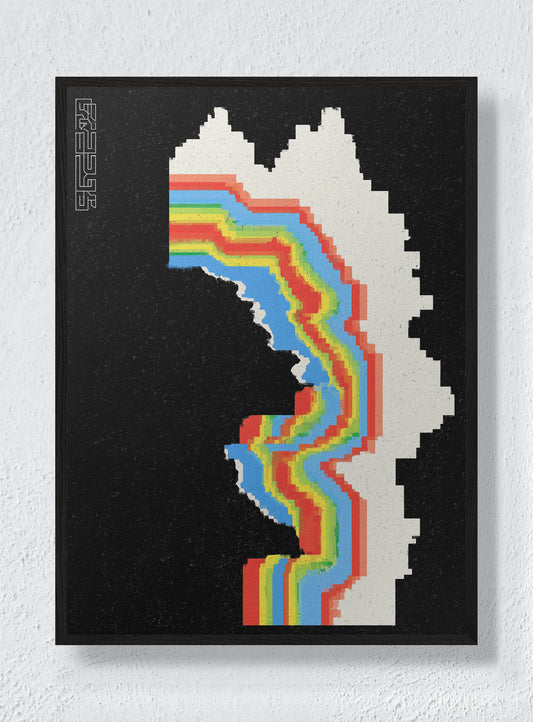 SLOW WAVE - Black Frame