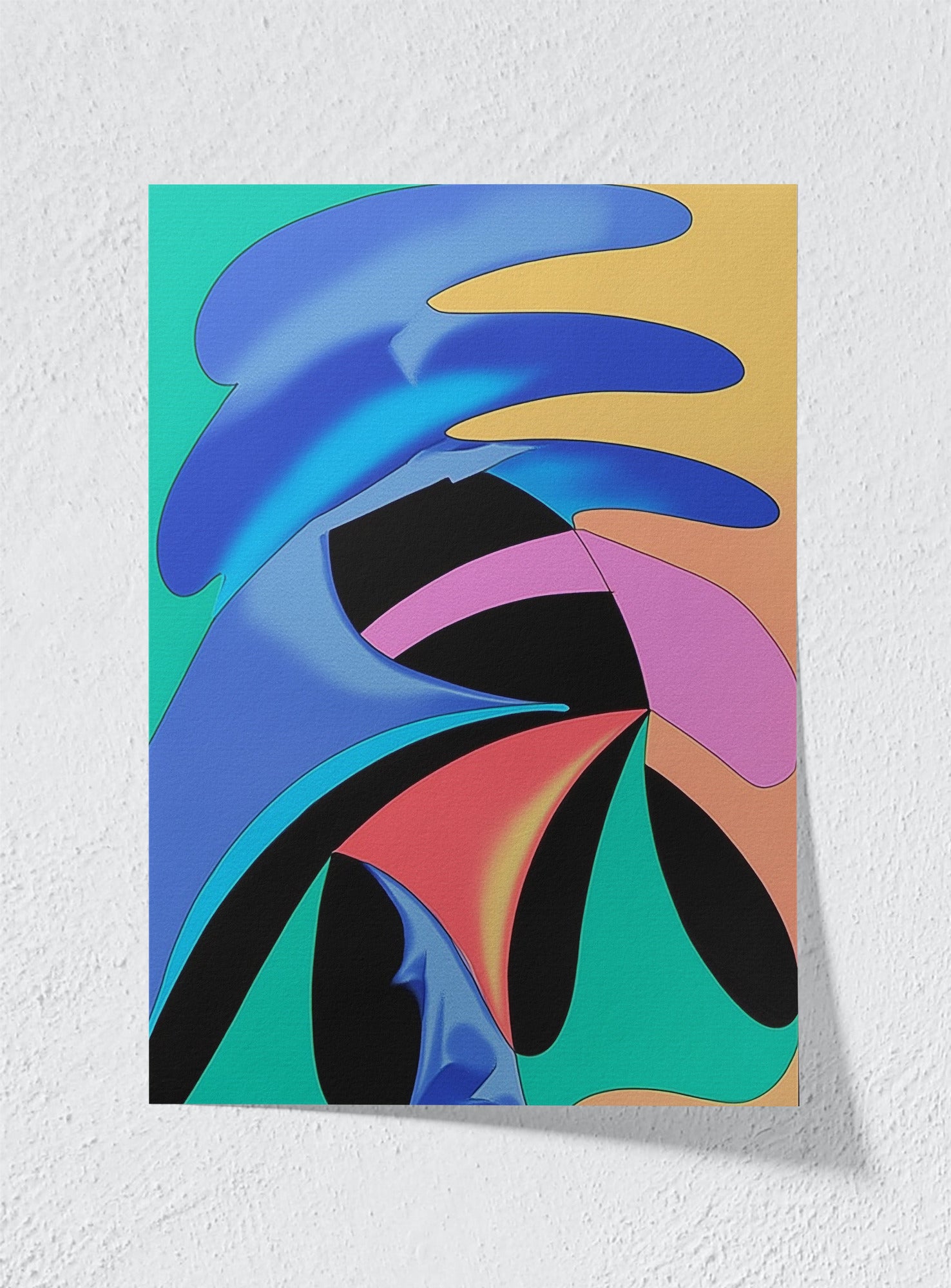 CHROMATIC COLLISION - Unframed