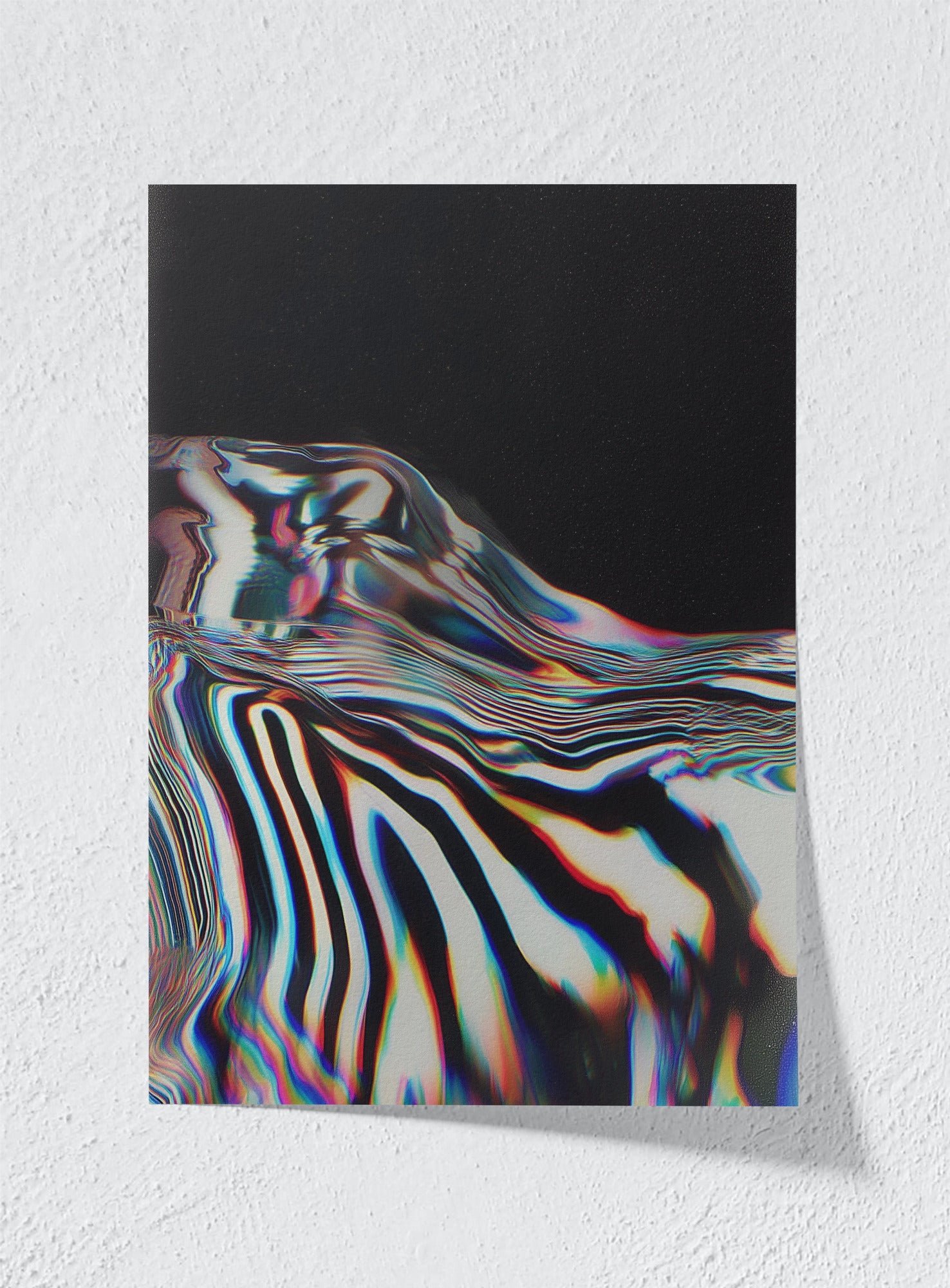 LIQUID ZEBRA - Unframed