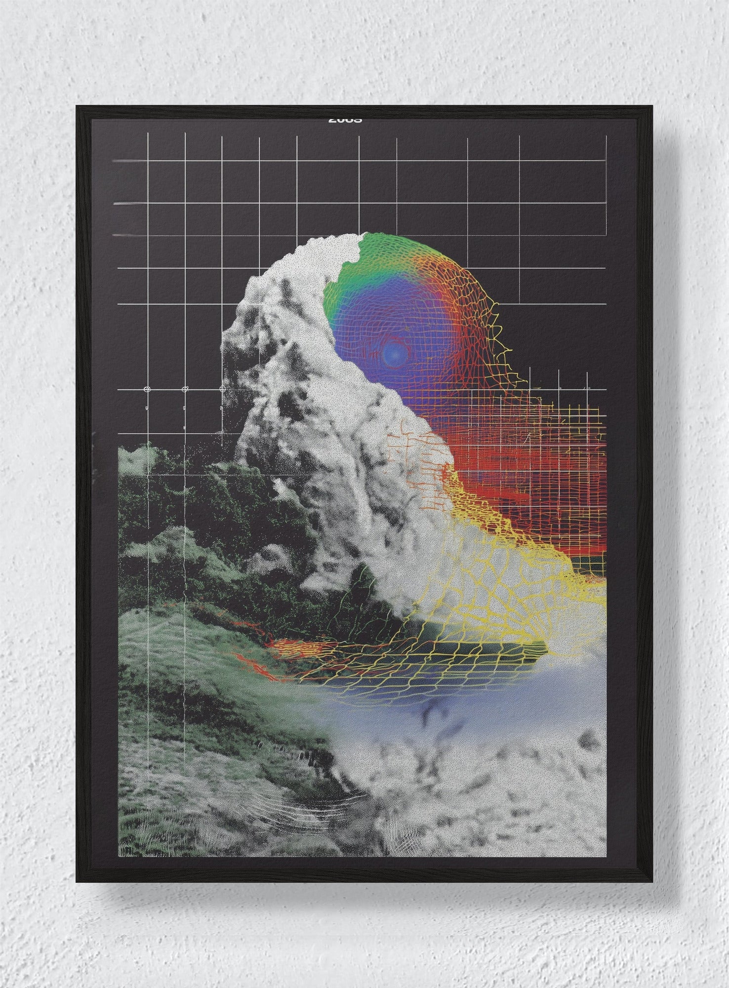 THE LOOM HESITATES - Black Frame