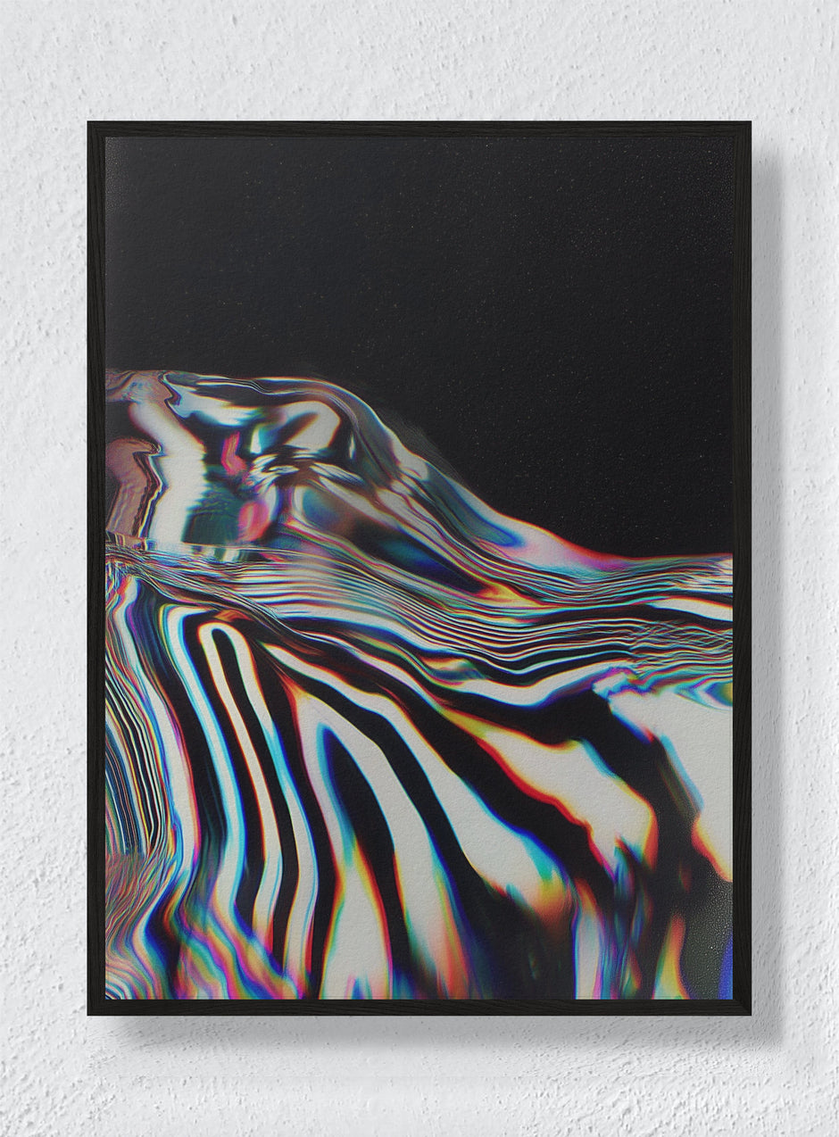 LIQUID ZEBRA - Black Frame