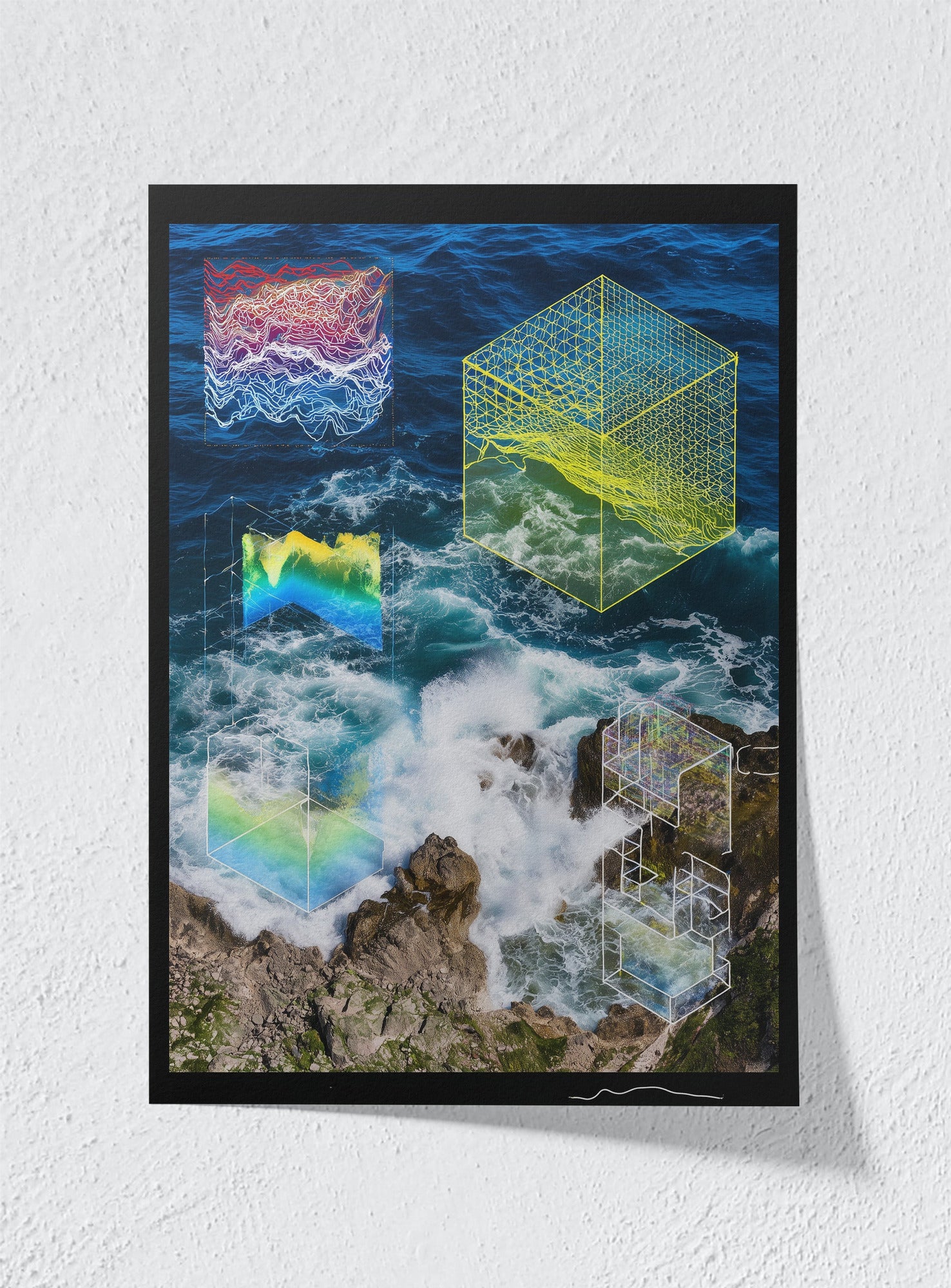 A MAP OF THE UNKNOWN - Unframed