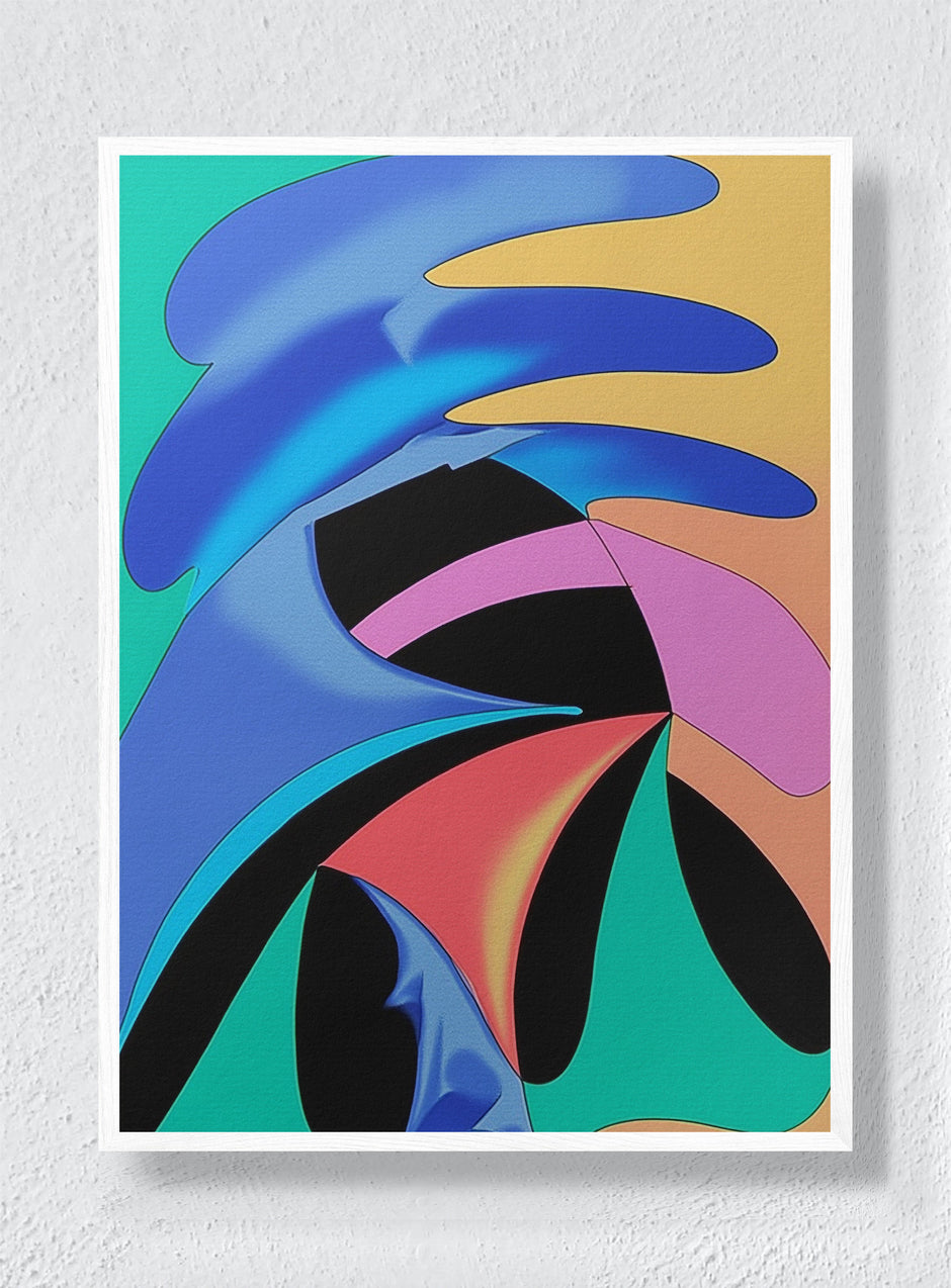 CHROMATIC COLLISION - White Frame