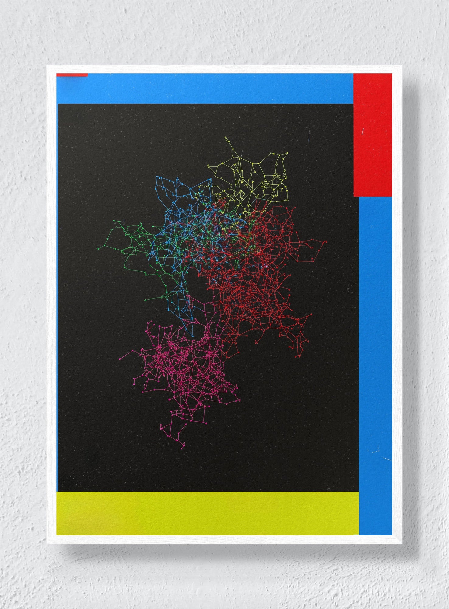 THE SQUARE THAT WANTED TO BE AIR - White Frame