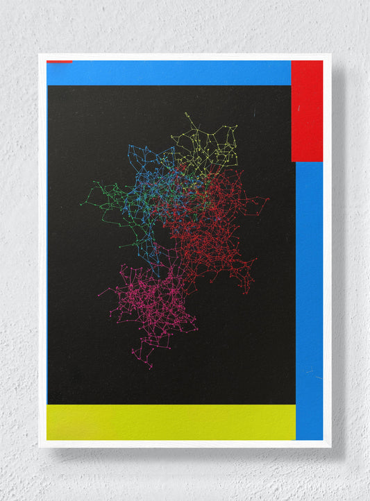 THE SQUARE THAT WANTED TO BE AIR - White Frame