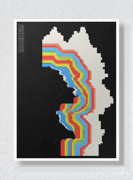SLOW WAVE - White Frame