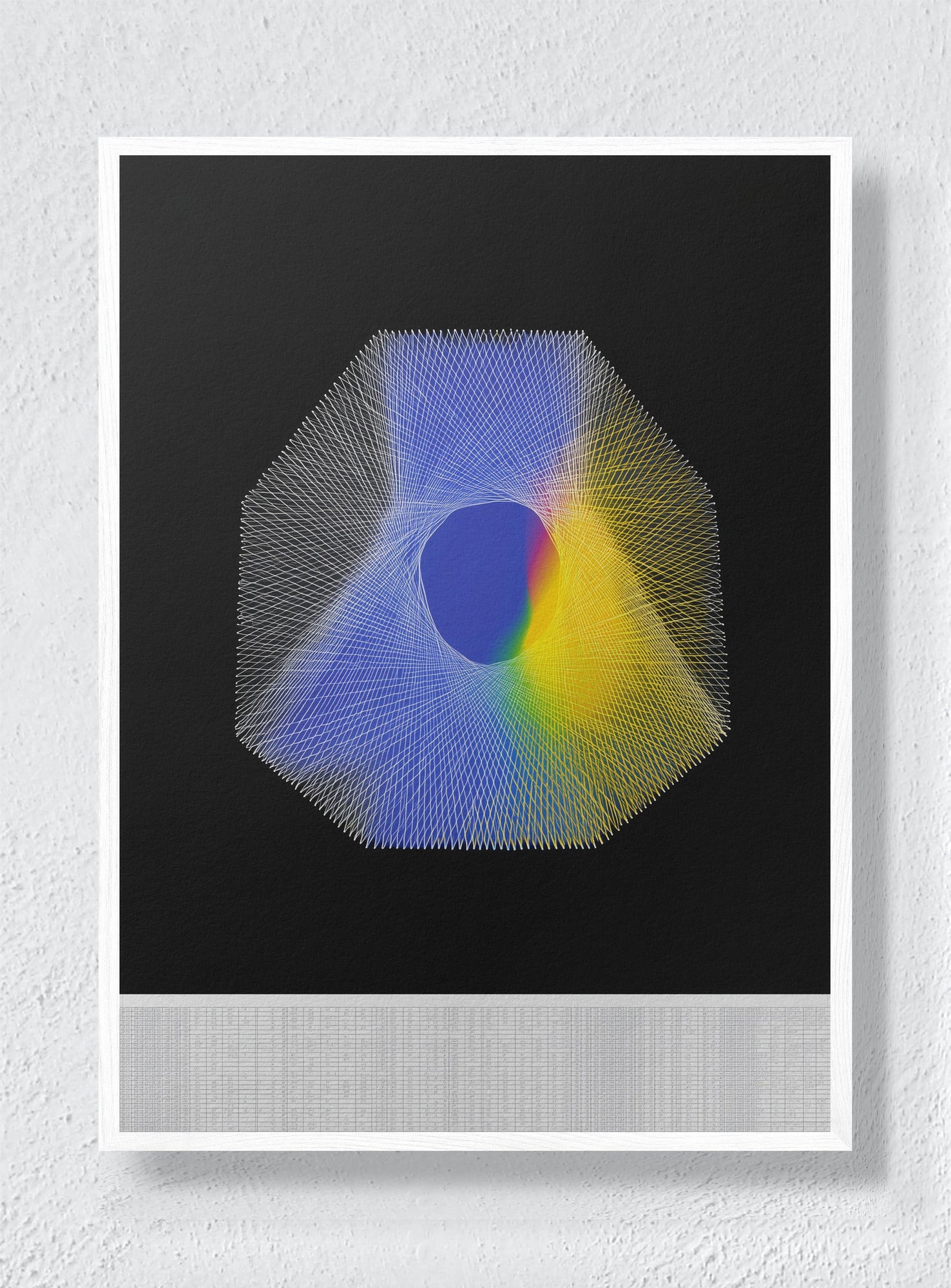 THE ART OF SLOW DISAPPEARING - White Frame