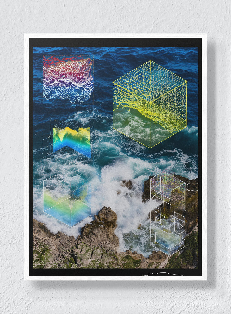 A MAP OF THE UNKNOWN - White Frame