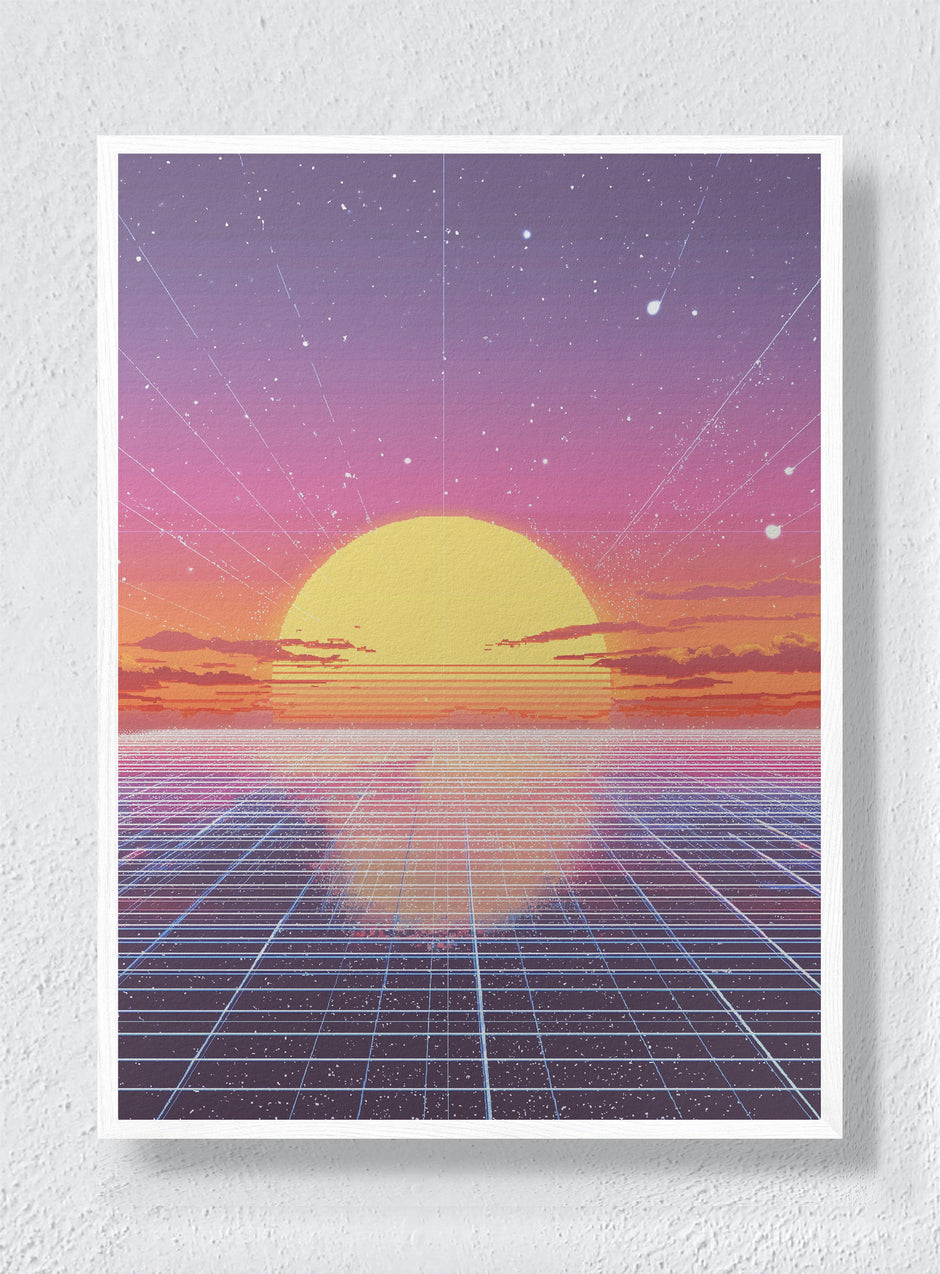 TERMINAL DAWN - White Frame