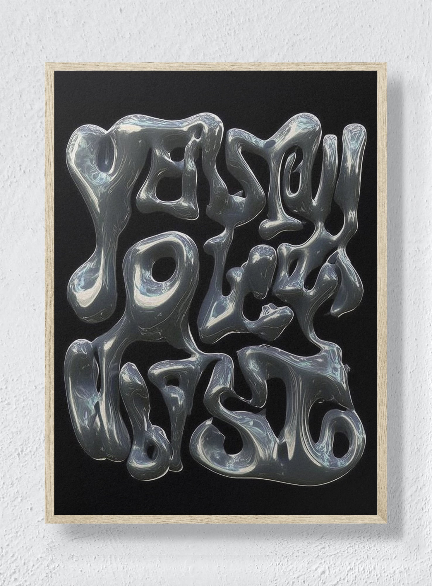MELTED LANGUAGE - Natural Frame