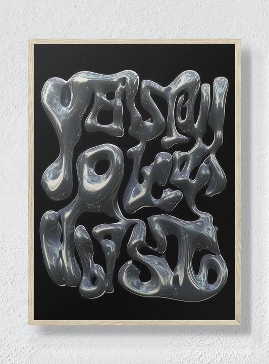 MELTED LANGUAGE - Natural Frame