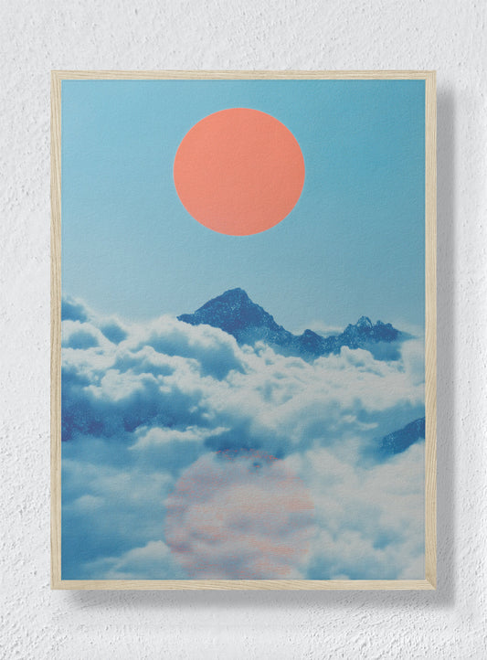 THE FLOATING ICON - Natural Frame