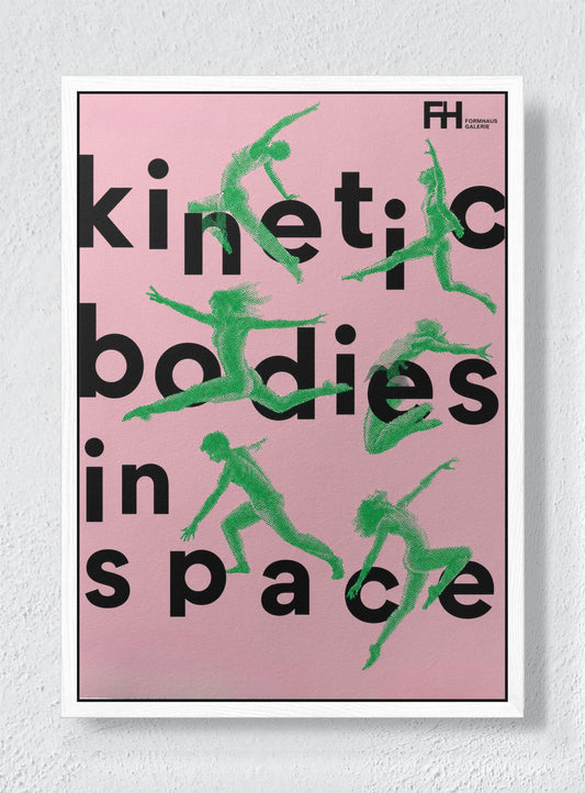 SPACE FOR MOVEMENT - White frame canvas