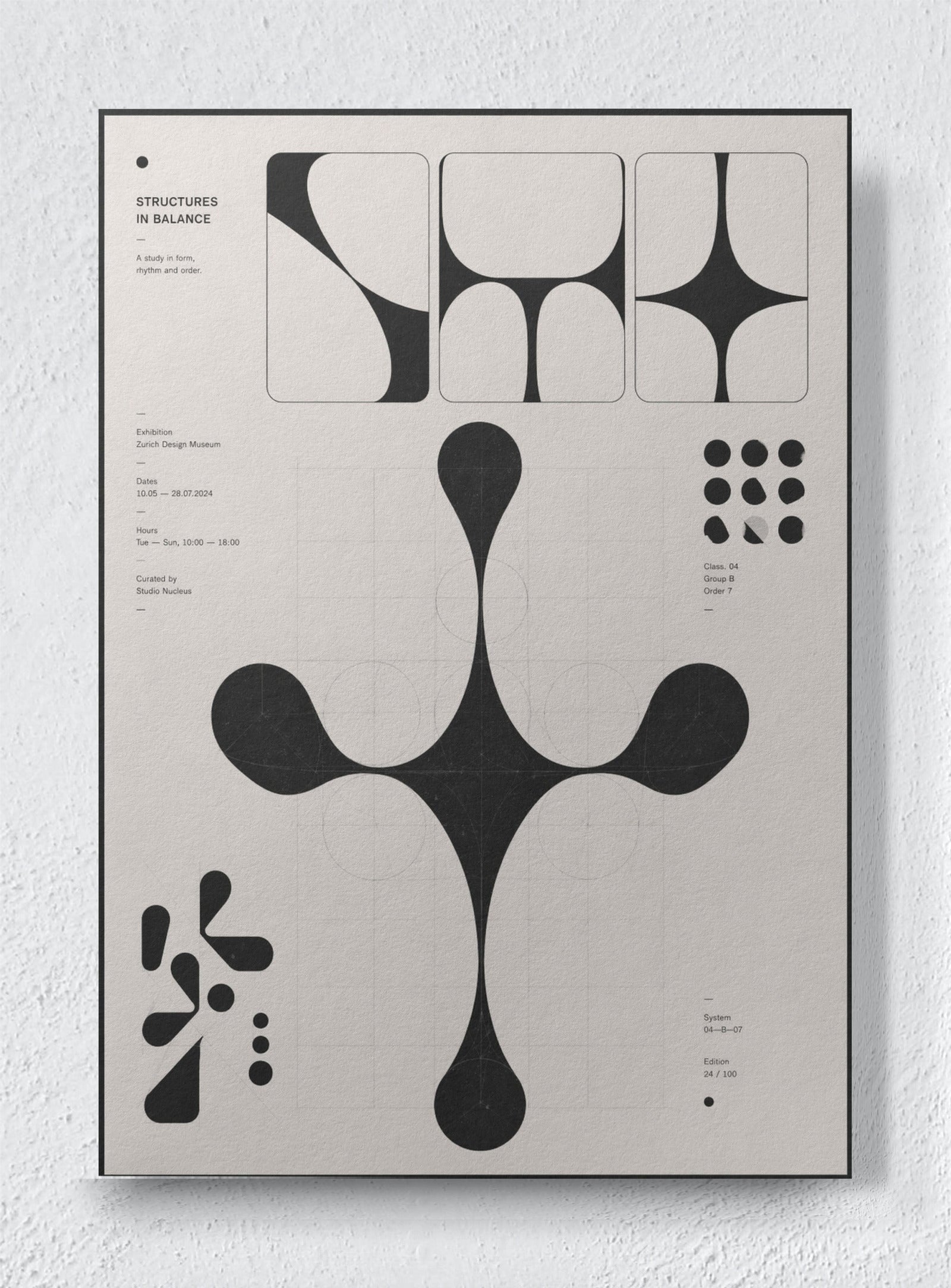 ABSTRACT GEOMETRIC: - Unframed canvas