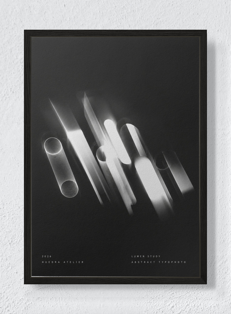 OBSIDIAN - Black frame canvas