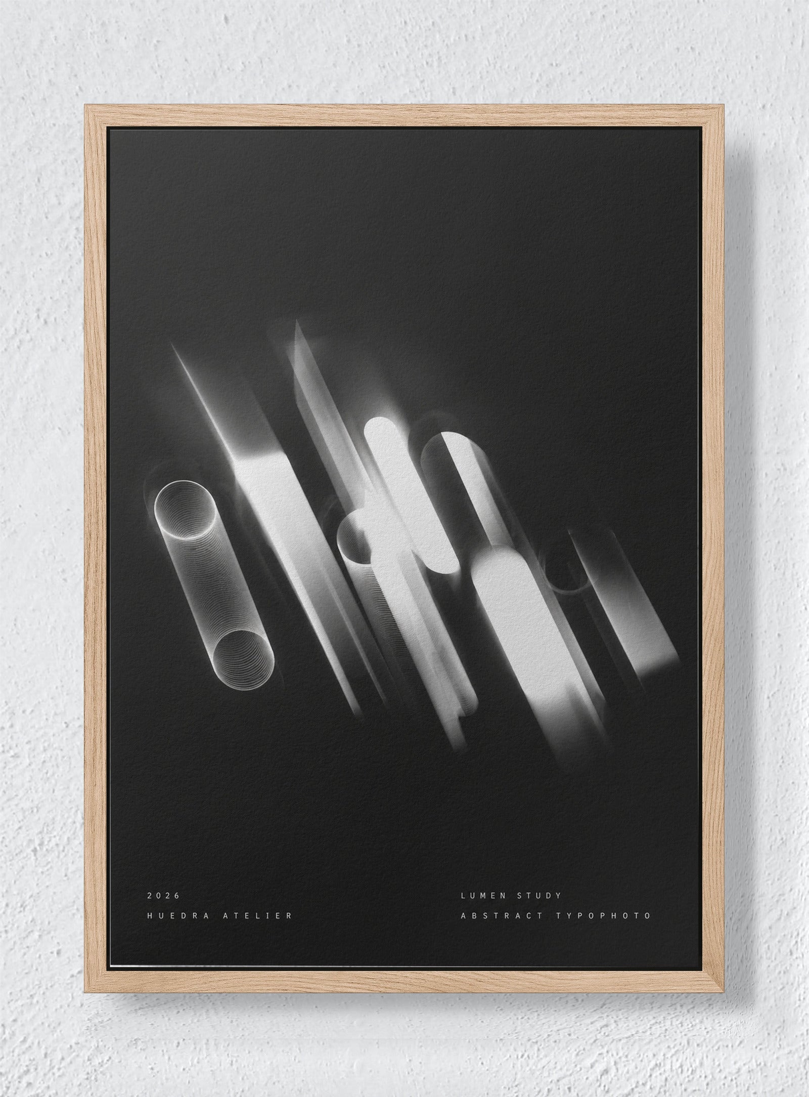 OBSIDIAN - Natural frame canvas