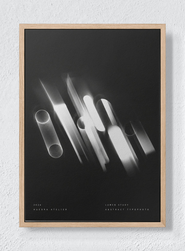 OBSIDIAN - Natural frame canvas