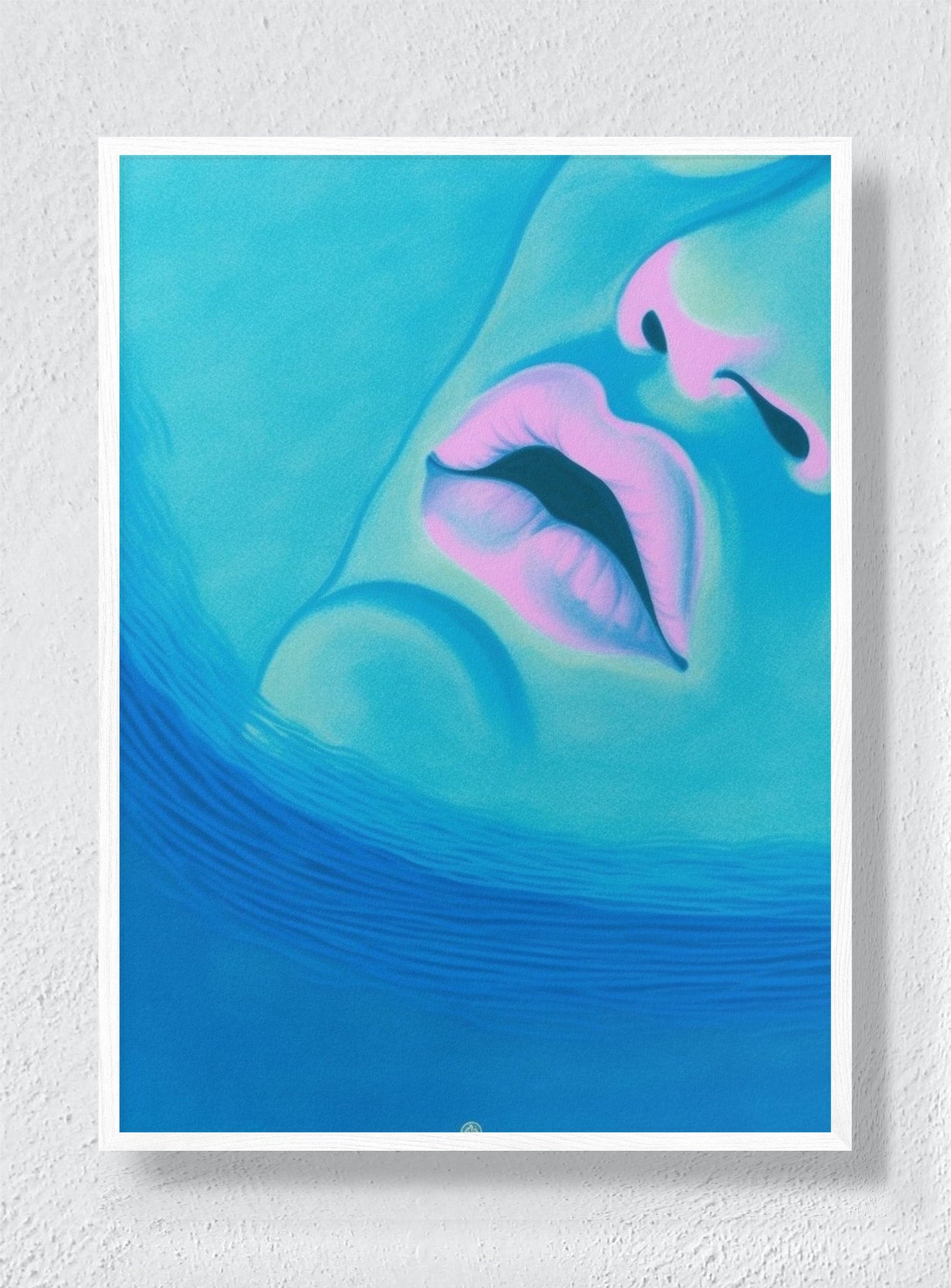 DROWNED LIGHT - White Frame