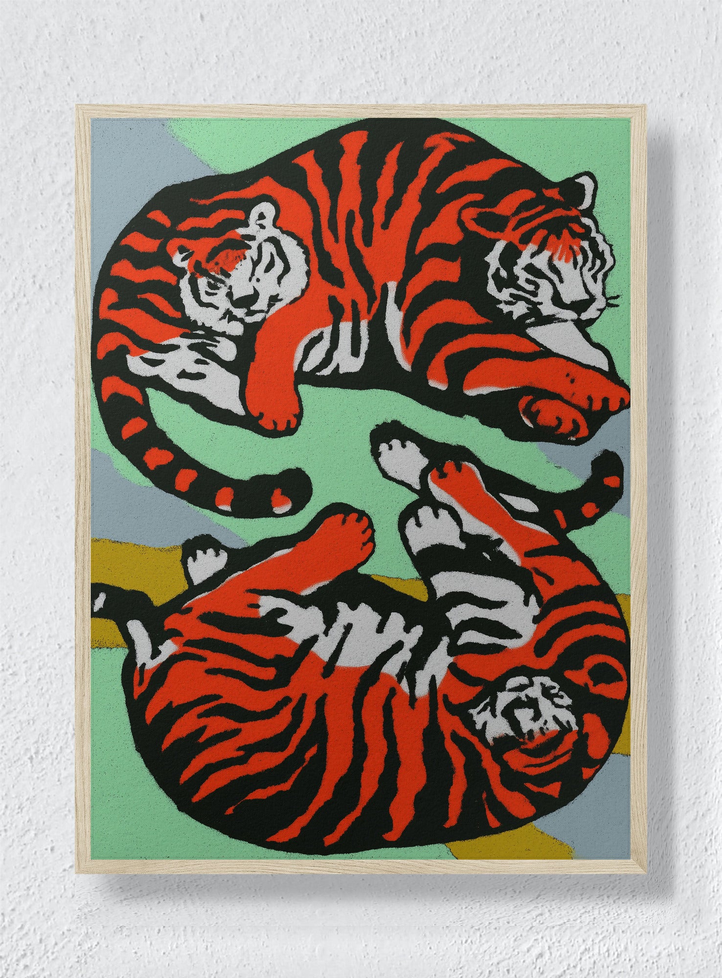 TIGER YIN YANG - Natural Frame