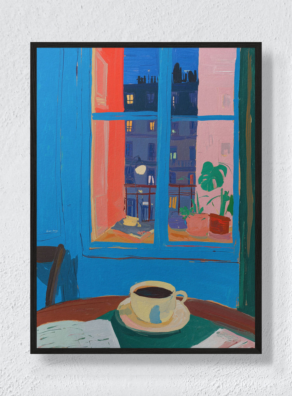 PARISIAN TWILIGHT - Black Frame