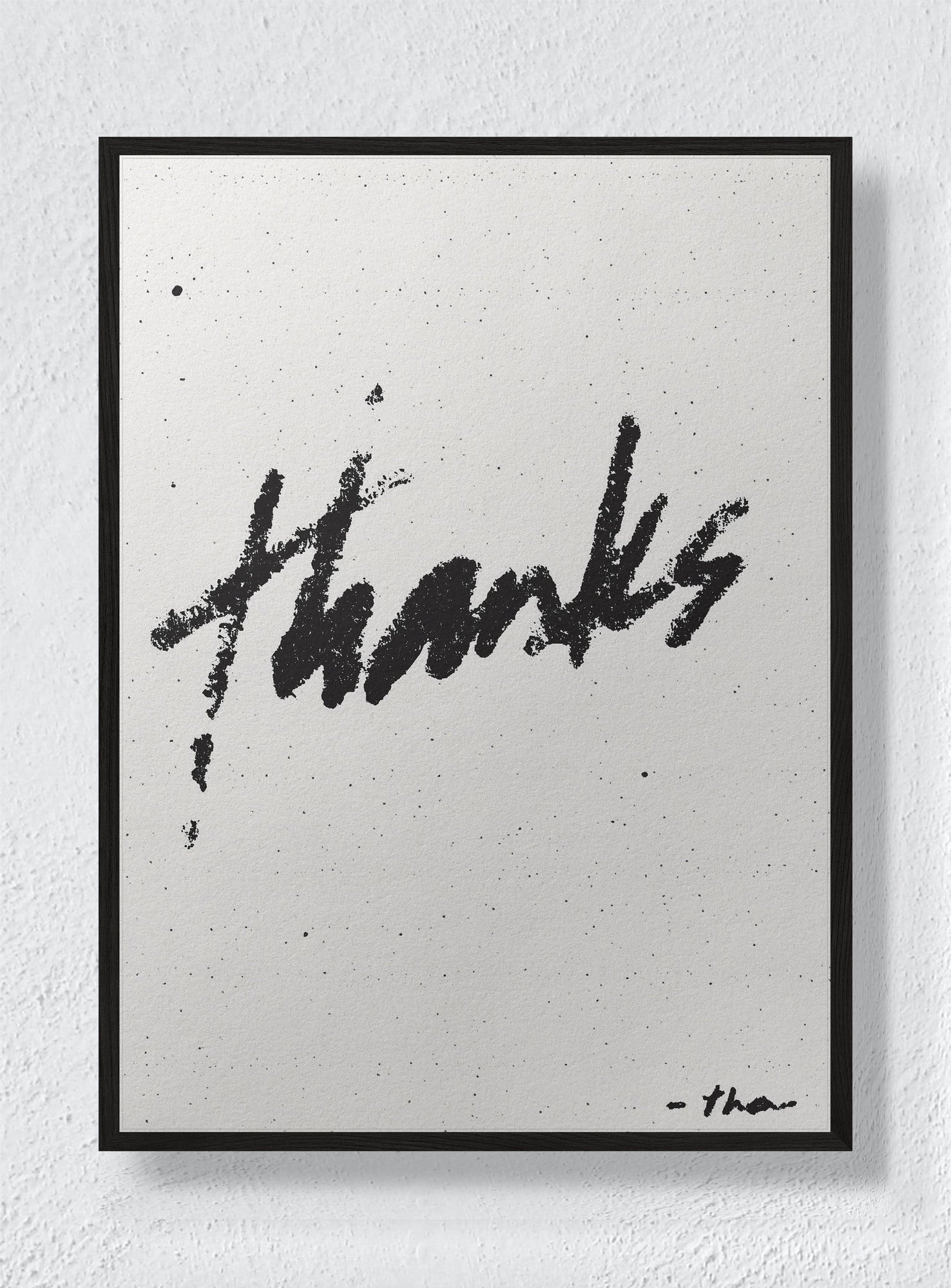 URBAN GRATITUDE - Black Frame