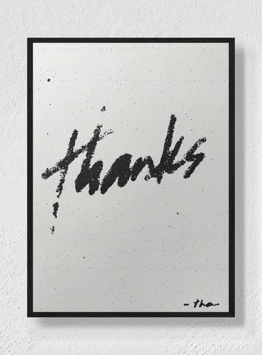 URBAN GRATITUDE - Black Frame