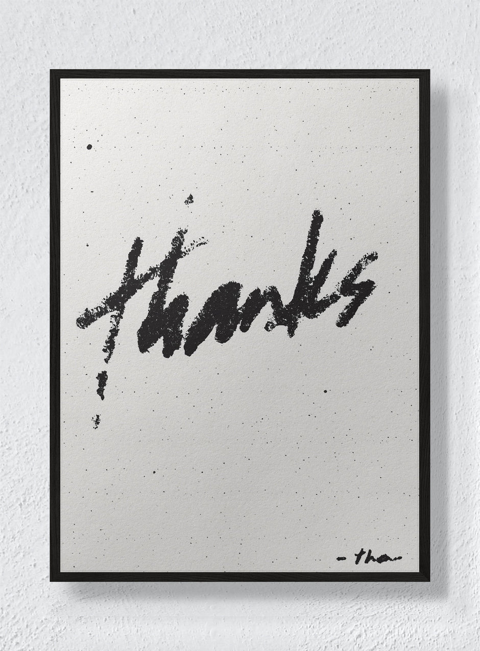 URBAN GRATITUDE - Black Frame