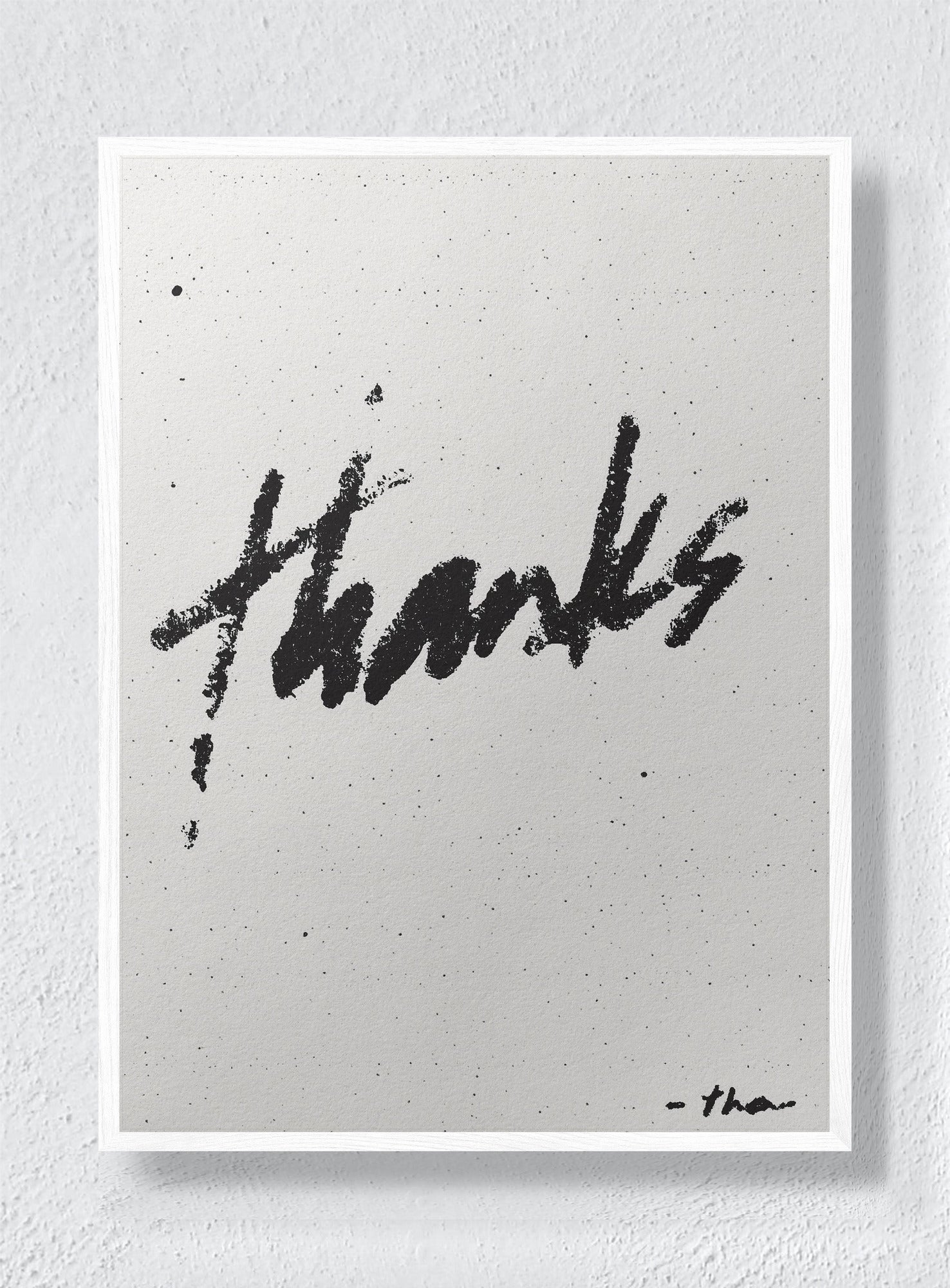 URBAN GRATITUDE - White Frame