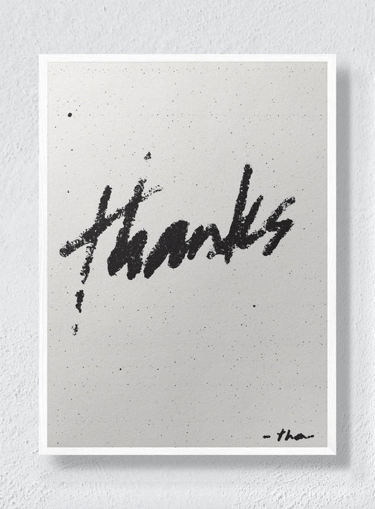 URBAN GRATITUDE - White Frame