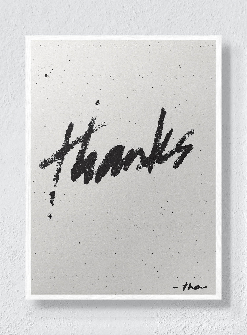 URBAN GRATITUDE - White Frame