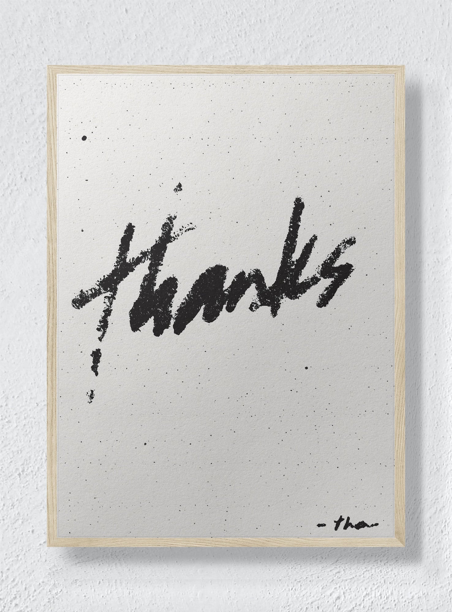 URBAN GRATITUDE - Natural Frame