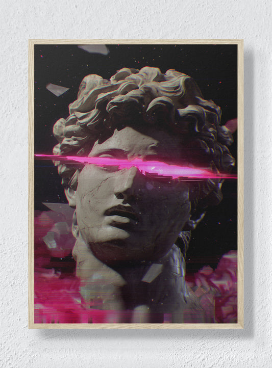 GLITCH RENAISSANCE - Natural Frame