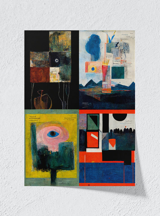 FOUR FIELDS - Unframed