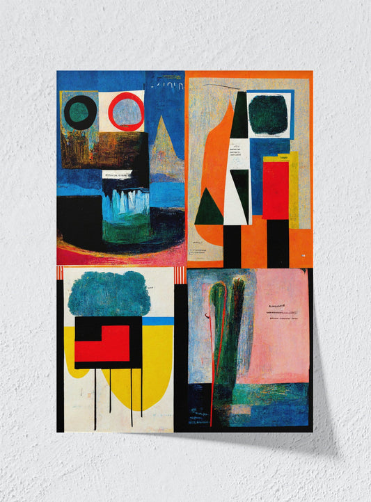 FOUR ROOMS - Unframed