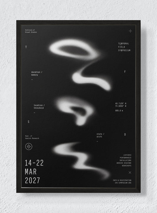 NOCTURNE - Black frame canvas