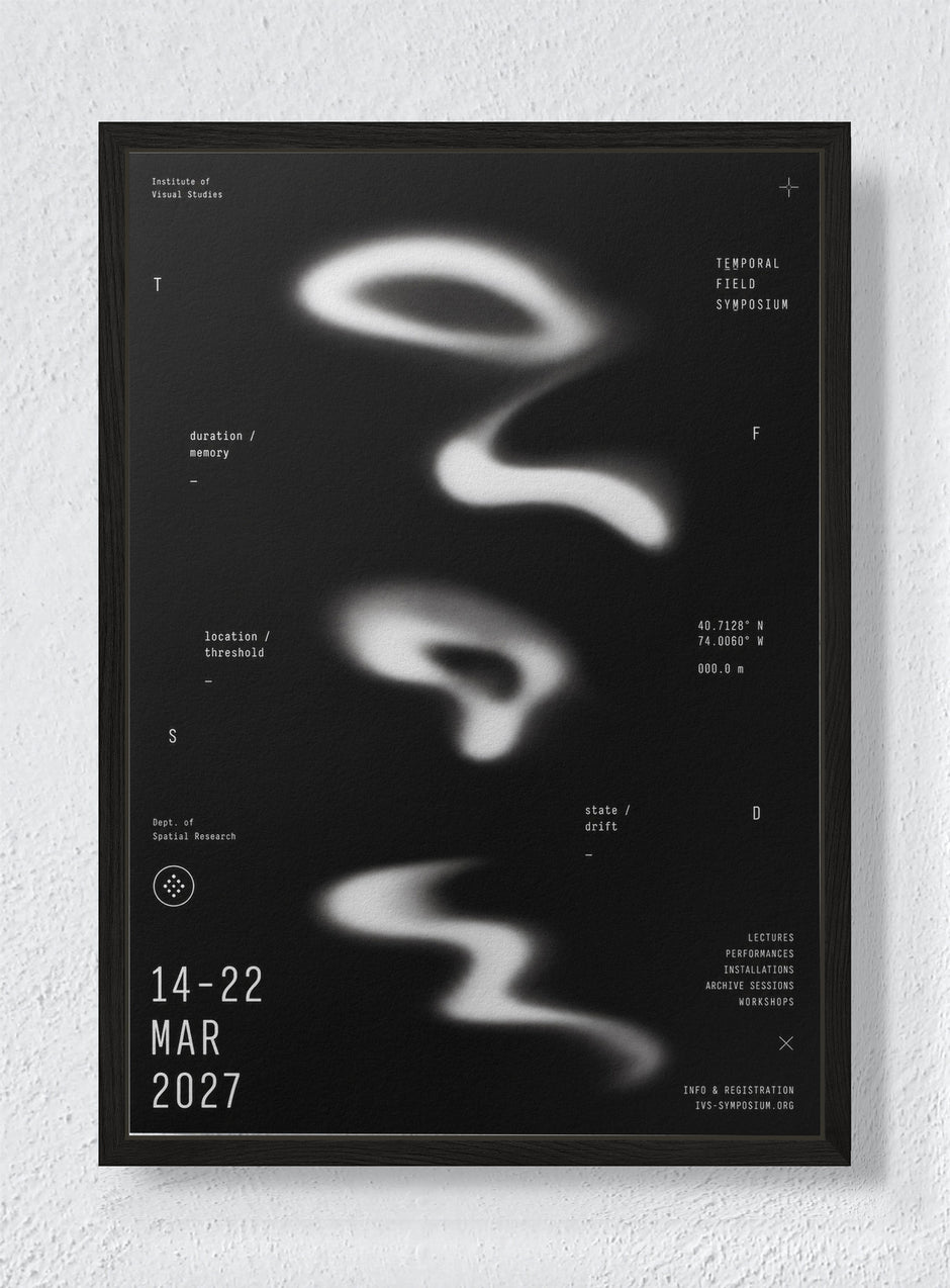 NOCTURNE - Black frame canvas