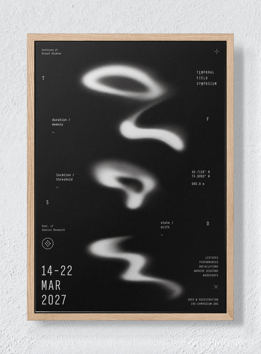 NOCTURNE - Natural frame canvas