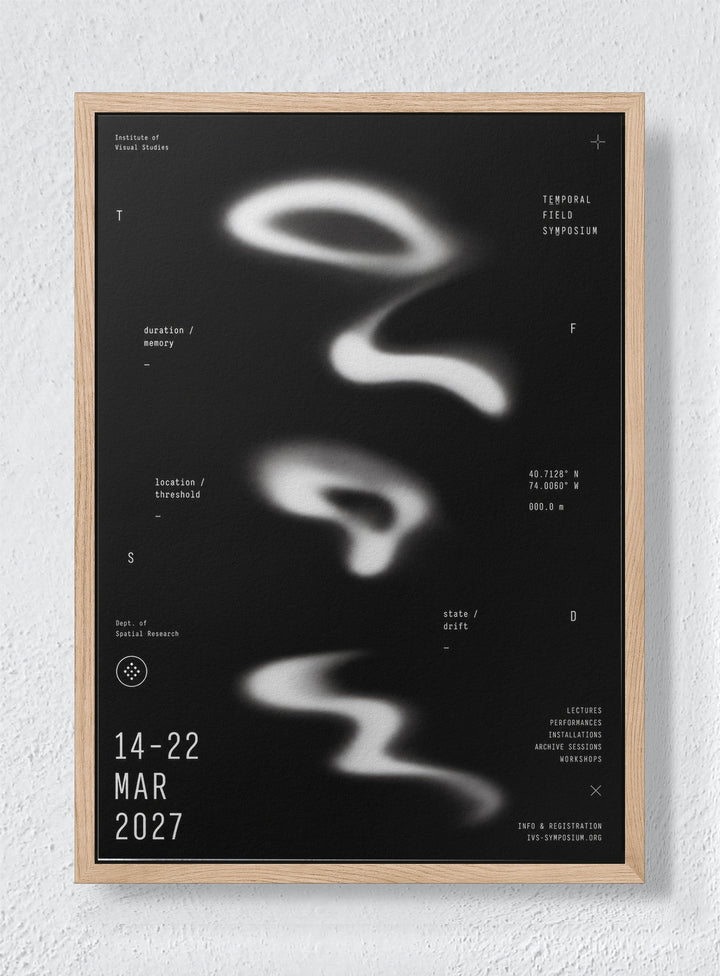 NOCTURNE - Natural frame canvas