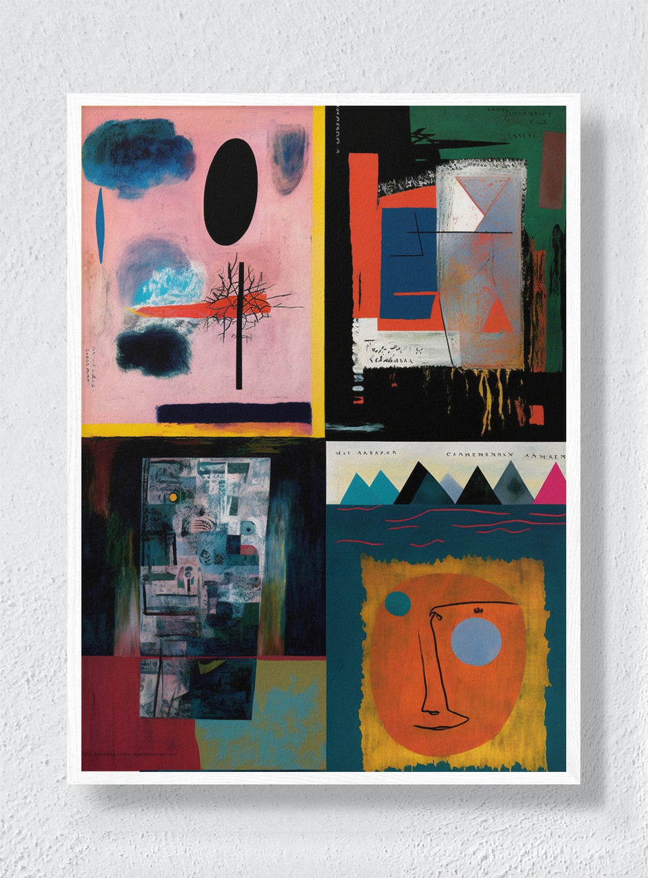 FOUR VIEWS - White Frame
