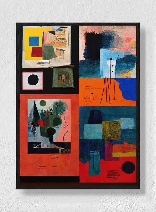 FOUR BLOCKS - Black Frame