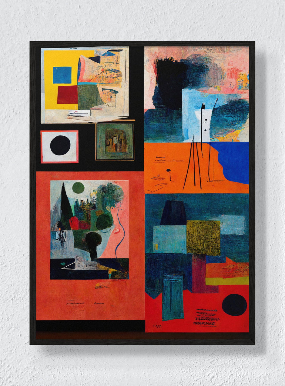 FOUR BLOCKS - Black Frame