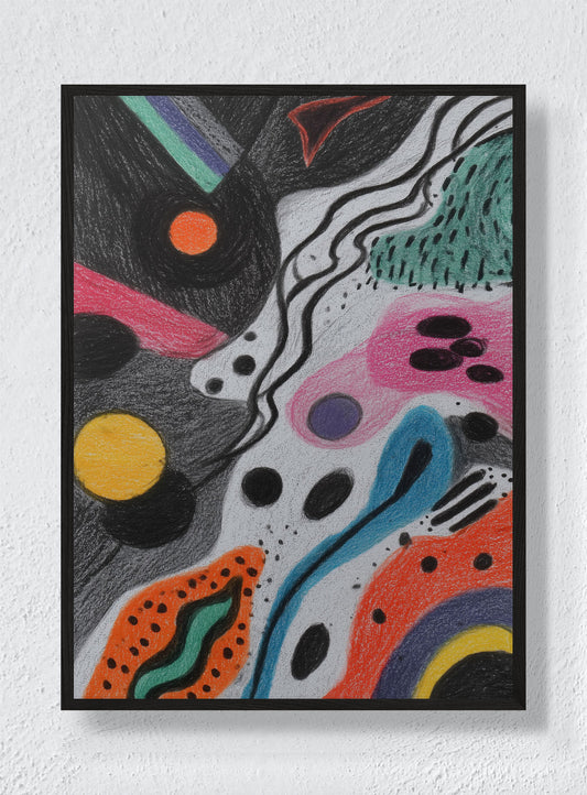 TERRAZZO DREAMS - Black Frame