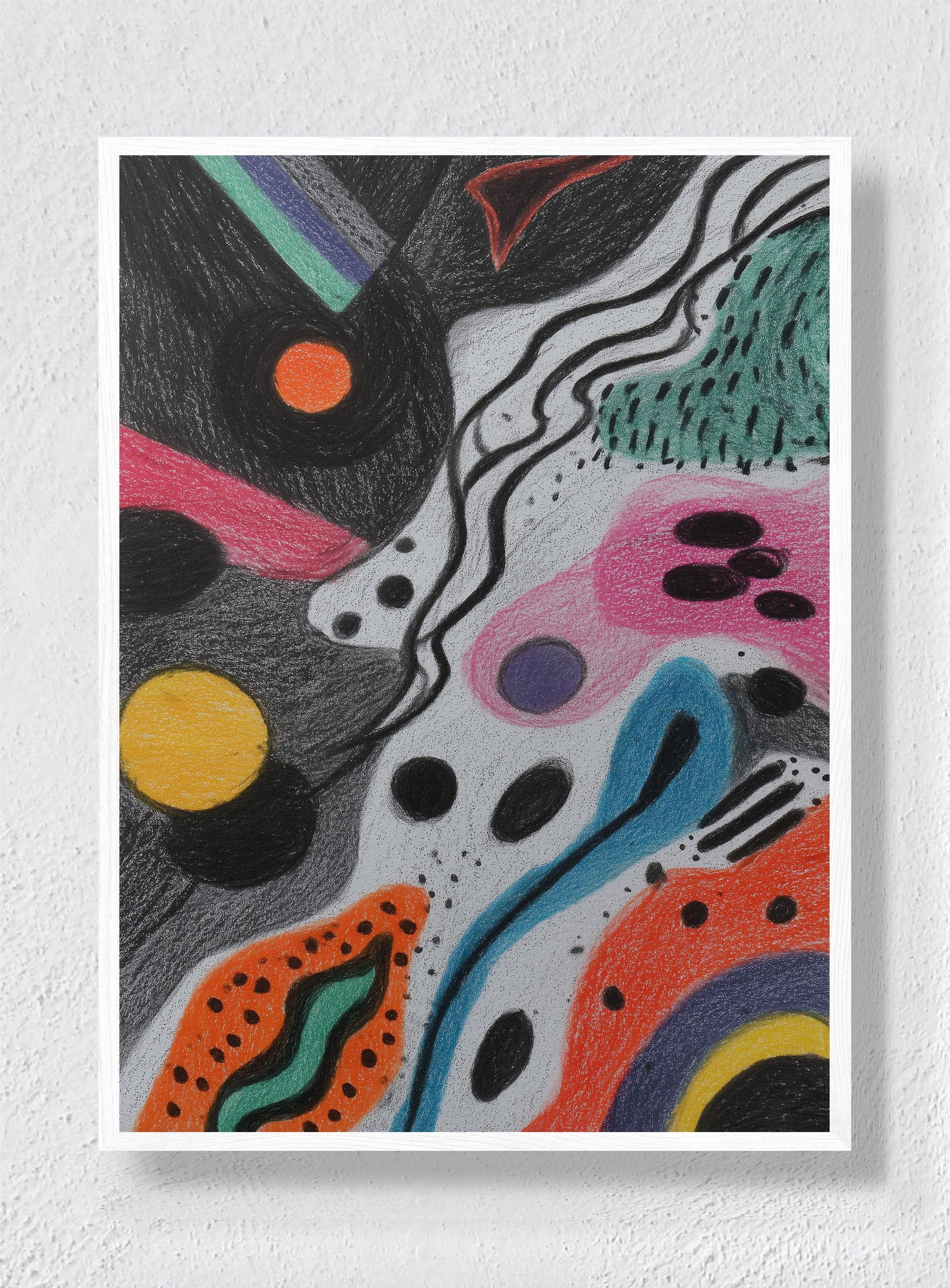 TERRAZZO DREAMS - White Frame
