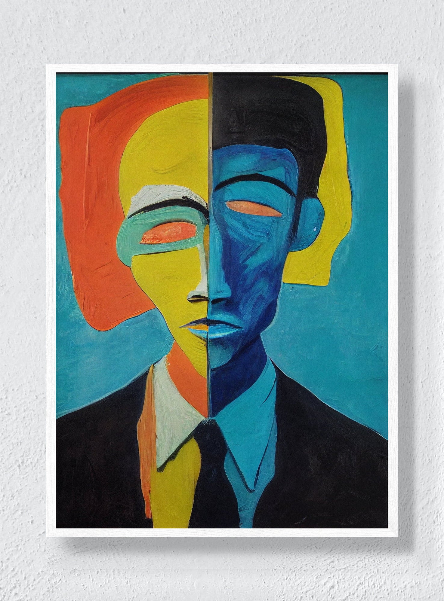 IN TWO MINDS - White Frame