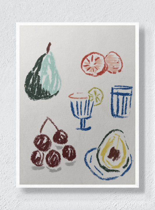 SUNDAY BRUNCH - White Frame