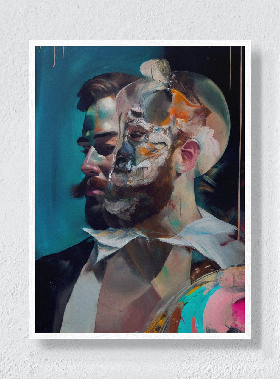 OIL & EARTH - White Frame