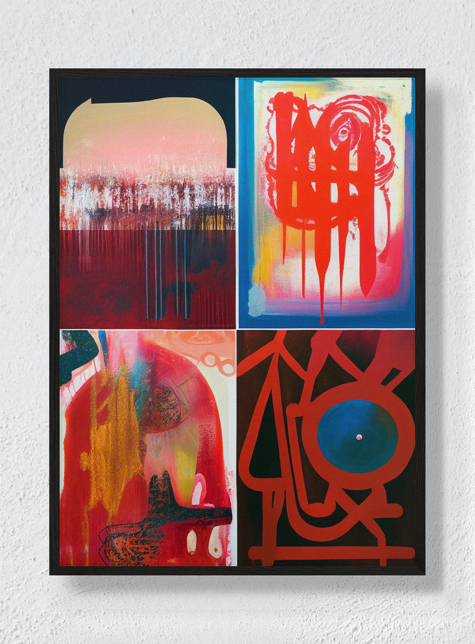 RED RUN - Black Frame